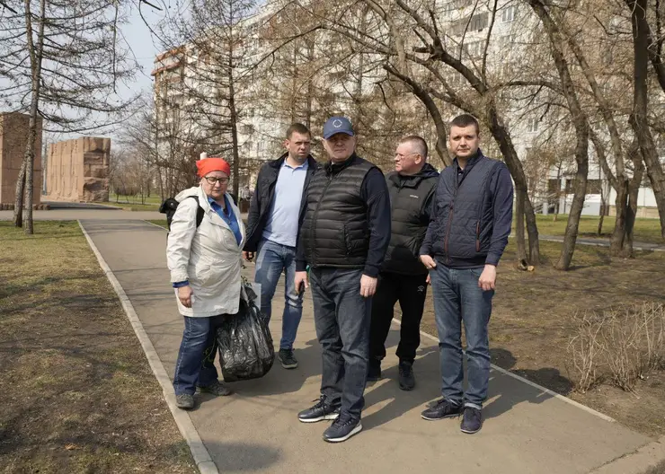 В Красноярске мэр города Владислав Логинов проинспектировал дорожный ремонт
