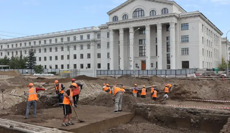 В Красноярске при раскопках на месте будущей станции метро нашли старинные артефакты