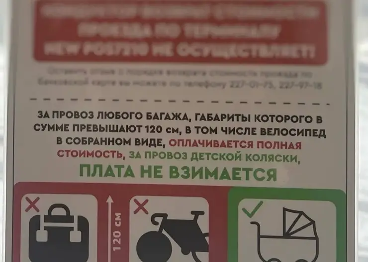 Красноярцам рассказали, за какой багаж нужно платить в общественном транспорте