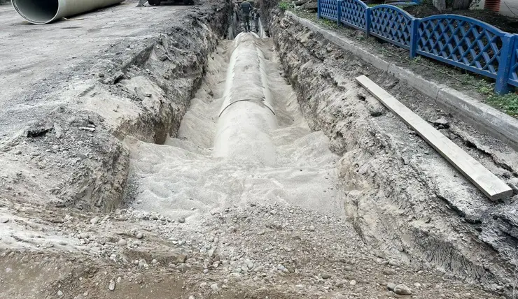 Все дороги в Красноярске теперь строят с ливневой канализацией