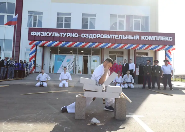 В Красноярском крае открылись два новых спортивных объекта