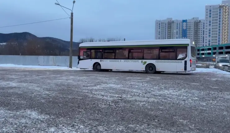 В красноярских «Тихих зорях» организовали площадку для разворота автобусов