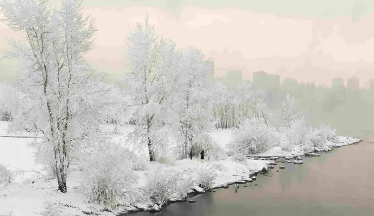 В Красноярске на последней неделе 2022 года потеплеет и вновь похолодает