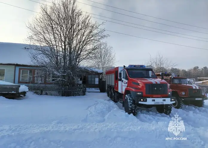 В Красноярском крае в пожаре погиб мужчина