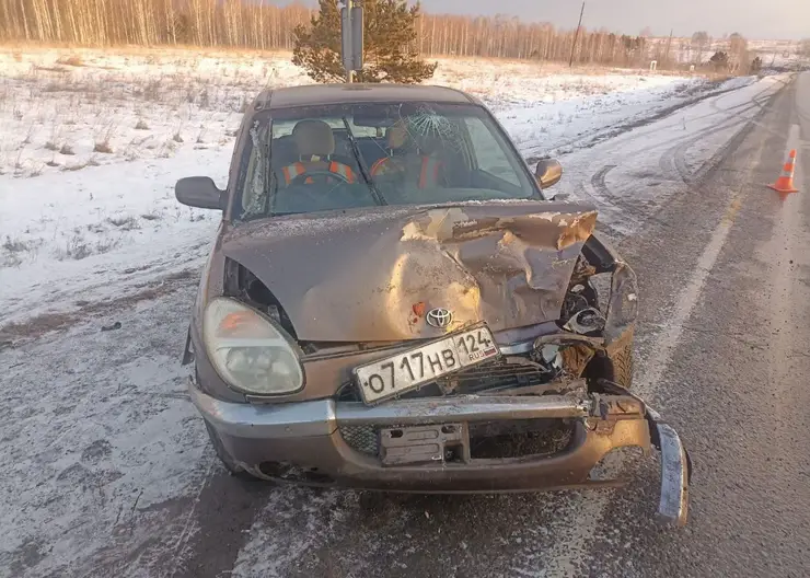 В Уярском районе на федеральной трассе произошло ДТП с пьяным водителем