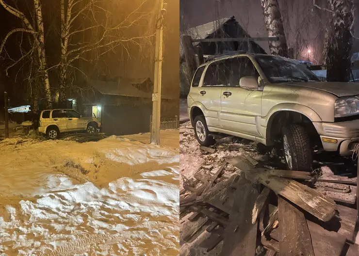 Житель Железногорска снова сел пьяным за руль и попал в ДТП