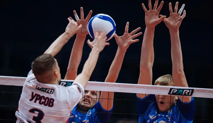 Волейбольный «Енисей» уступил «Зениту» в первом матче четвертьфинала чемпионата России