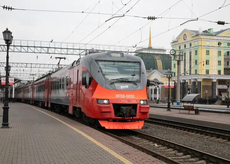 На красноярской железной дороге появилась новая комфортабельная электричка