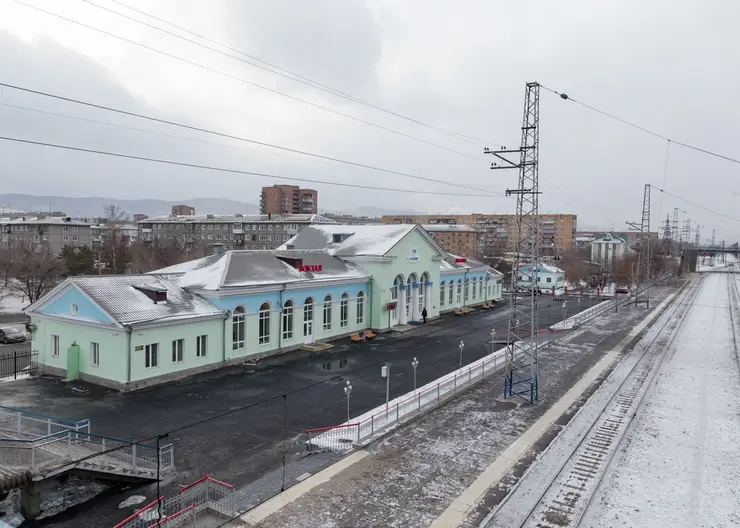 На правобережье Красноярска реконструировали станцию Злобино