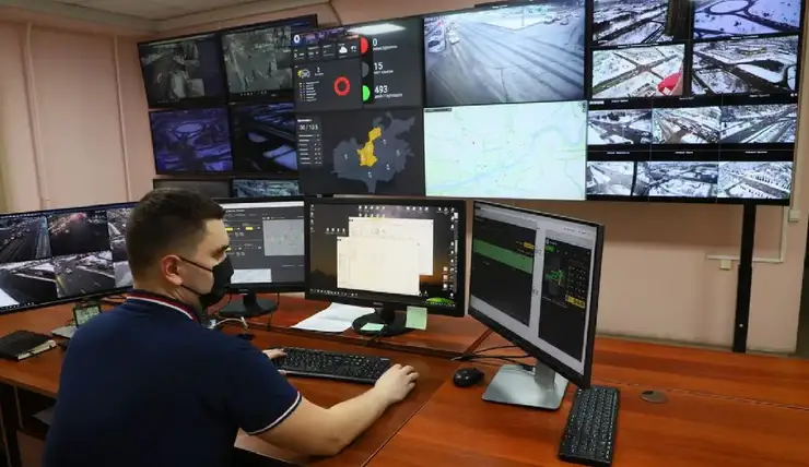 Как работает в Красноярске автоматизированная система управления дорожным движением