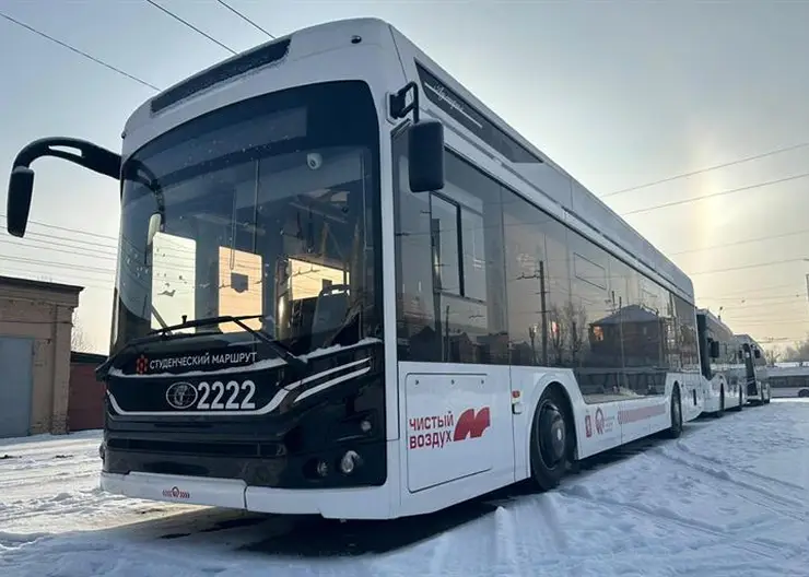 В Красноярске за месяц вырос пассажиропоток троллейбусов № 6 и № 5