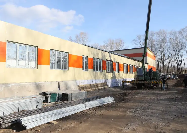 В Красноярске к сентябрю 2023 года достроят школу № 50 на улице Глинки