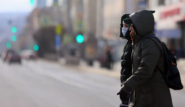 Красноярцам дали советы по ношению защитных масок в мороз