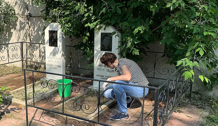В Красноярске привели в порядок заброшенные захоронения ветеранов
