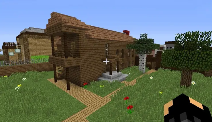 Красноярец построил кубический музей-усадьбу Сурикова в Minecraft