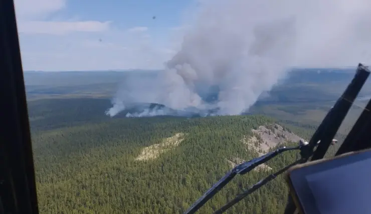 В Красноярск пришел дым от лесных пожаров