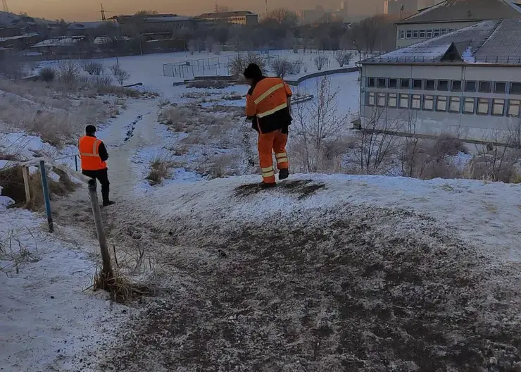 В Красноярске ликвидируют опасные горки