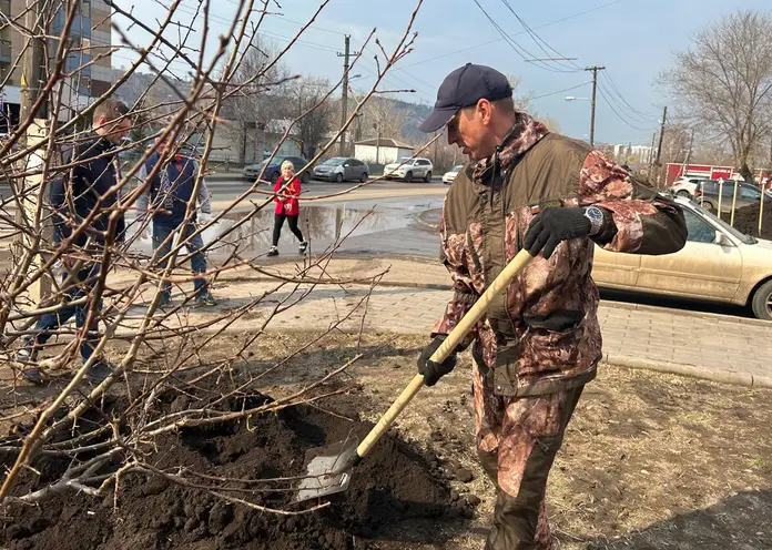 В Красноярске с улиц и дворов Свердловского района вывезли 2,5 тысячи кубометров мусора