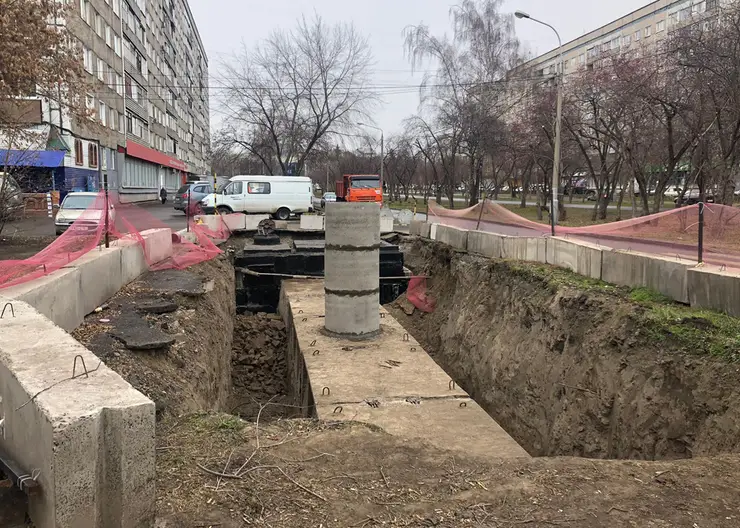 В Красноярске после ремонта коллектора восстановят благоустройство Зеленой Рощи