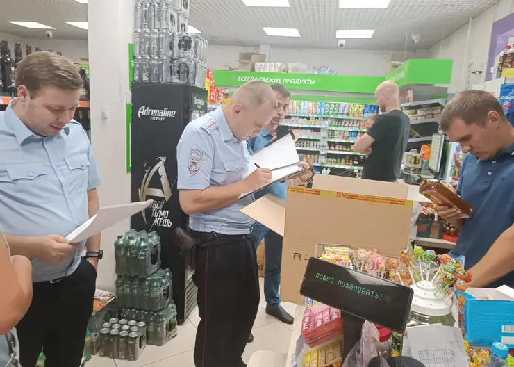 В Красноярске из магазина Железнодорожного района изъяли тонну крепкого алкоголя