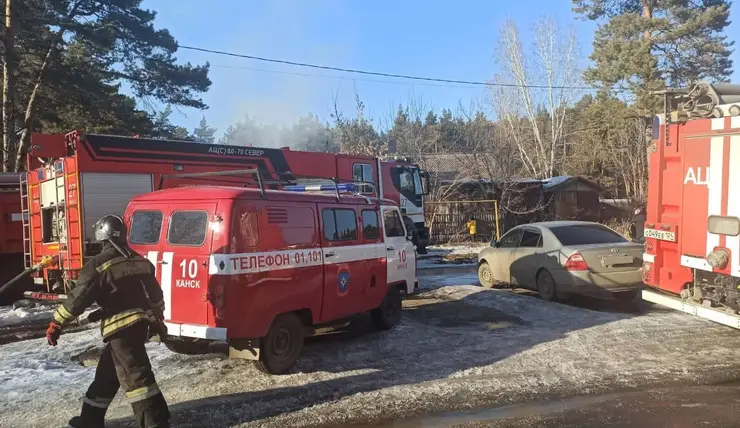 В Канске при пожаре погибли три человека
