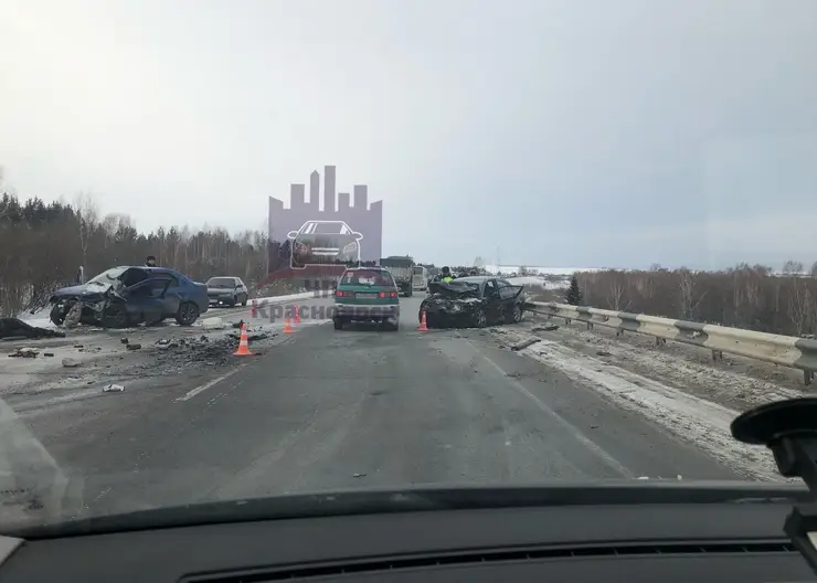 На автодороге из Красноярска в Канск в ДТП погиб человек