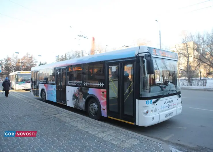 В Красноярске 12 января начнет курсировать «суриковский автобус»