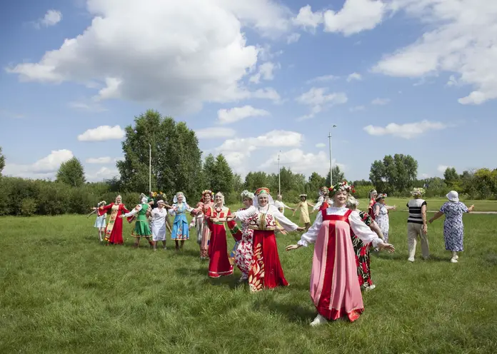 Красноярцы отметили праздник русской культуры