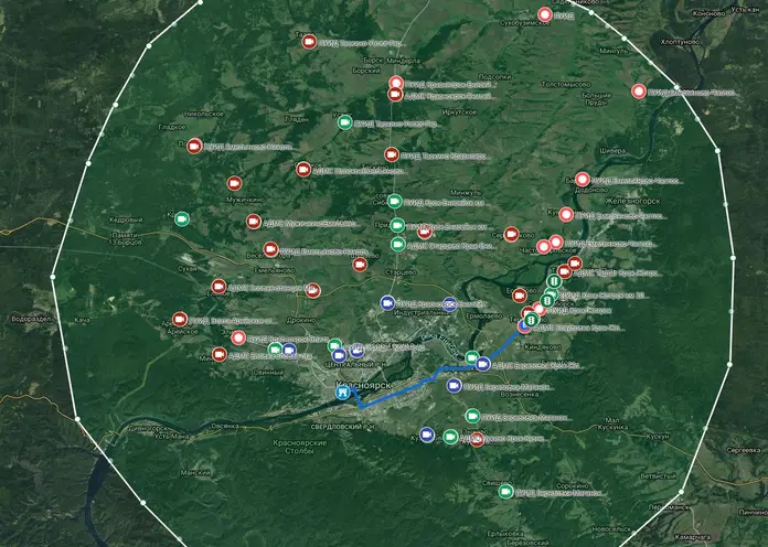 На дорогах Красноярска к 2024 году установят 16 термокос