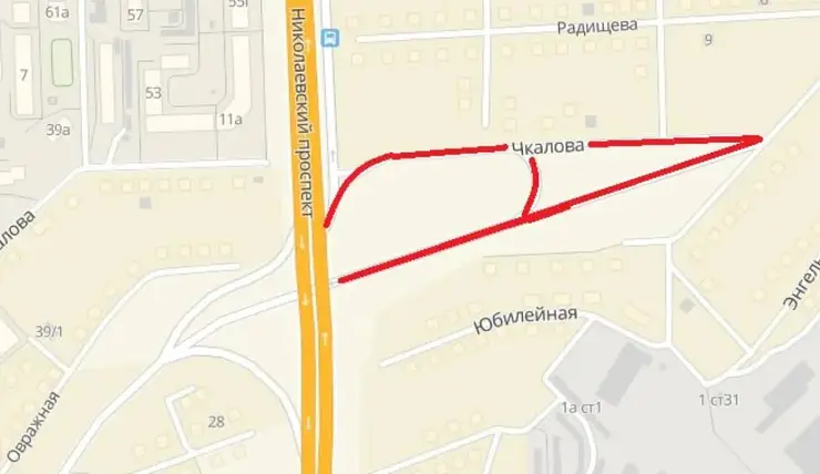 В Красноярске 24 июля перекроют движение по улице Чкалова