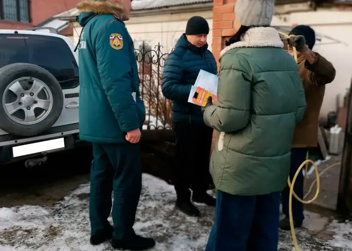 В Кировском районе Красноярска прошли противопожарные рейды