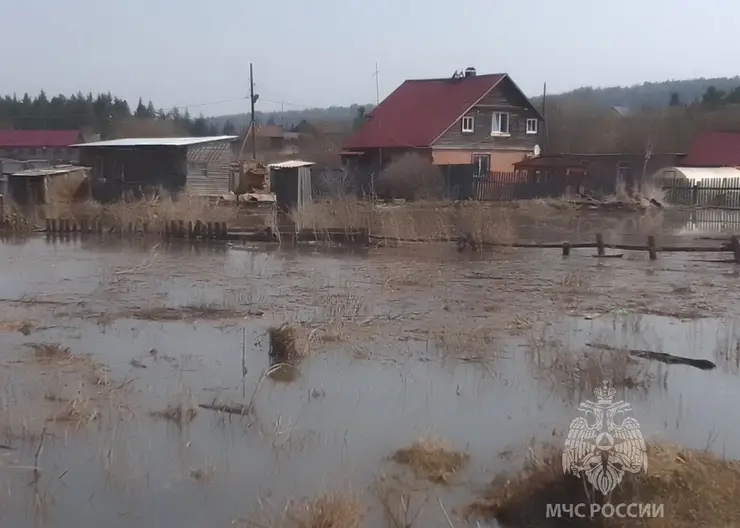 В Красноярском крае из-за талых вод подтопило 31 приусадебный участок