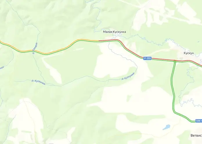 Под Красноярском образовалась пробка из-за дорожного ремонта