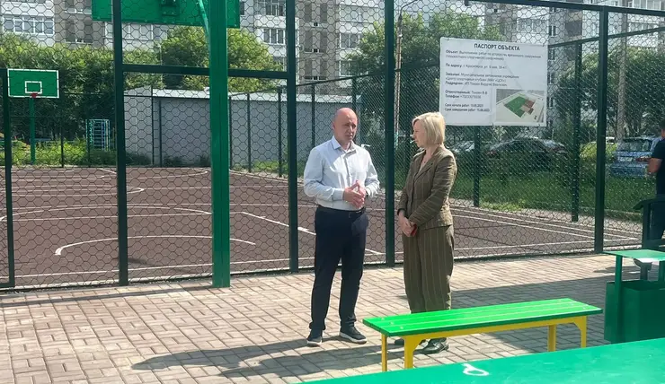 В Красноярске этим летом благоустроят 5 спортивных площадок во дворах