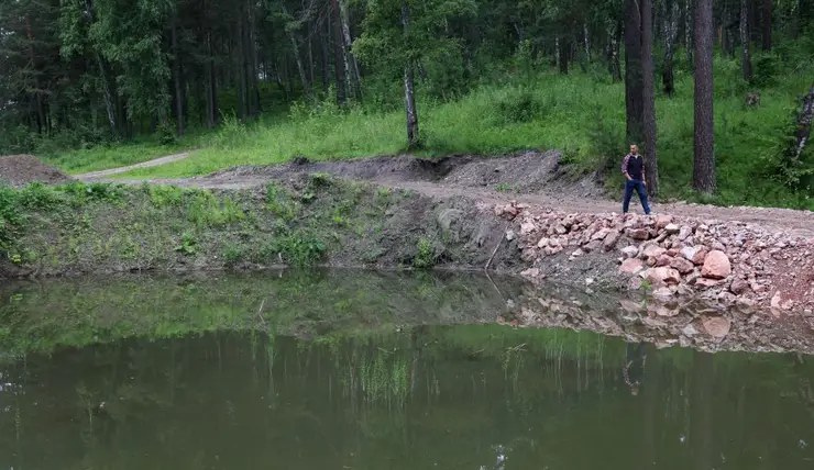 В Красноярске в 2022 году благоустроят пруд в экопарке «Гремячая грива»