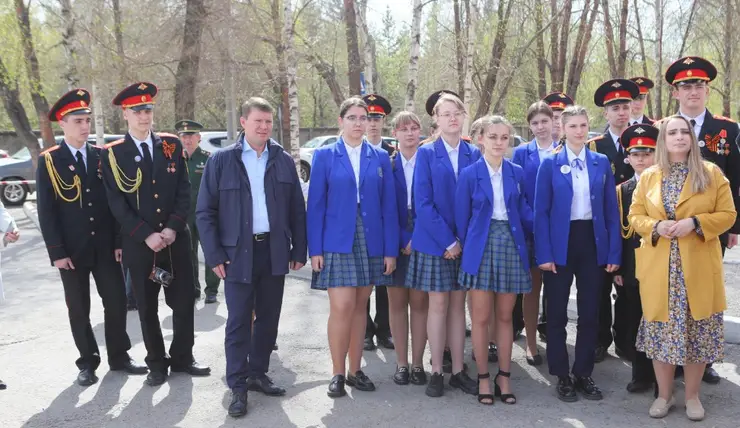 Курсанты Красноярского кадетского корпуса изучили историю бывшего военного городка