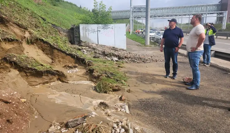 В Красноярске за несколько часов выпало больше месячной нормы осадков