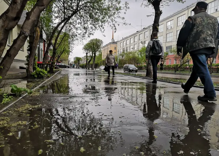 В Красноярском крае ожидаются грозовые дожди и ураганный ветер