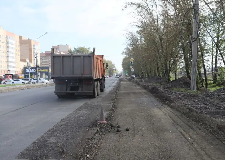 Улицу Волжскую в Красноярске планируют отремонтировать в октябре