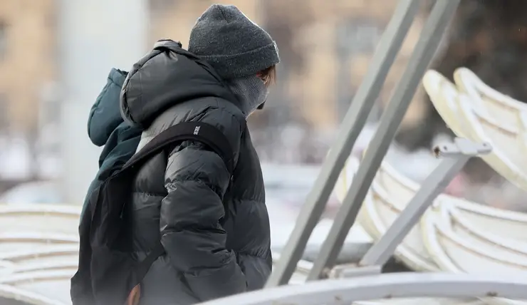 В Красноярске 27 января ожидается теплая погода с порывами ветра до 23 м/с