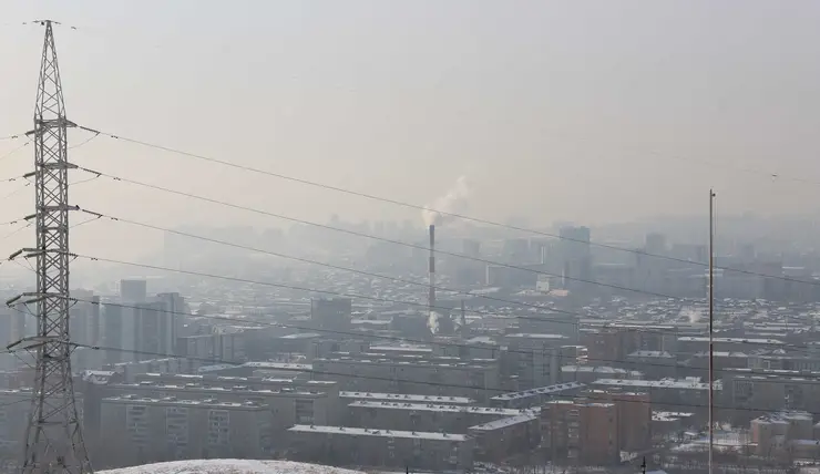 В пяти городах Красноярского края продлили режим НМУ до 07:00 14 февраля