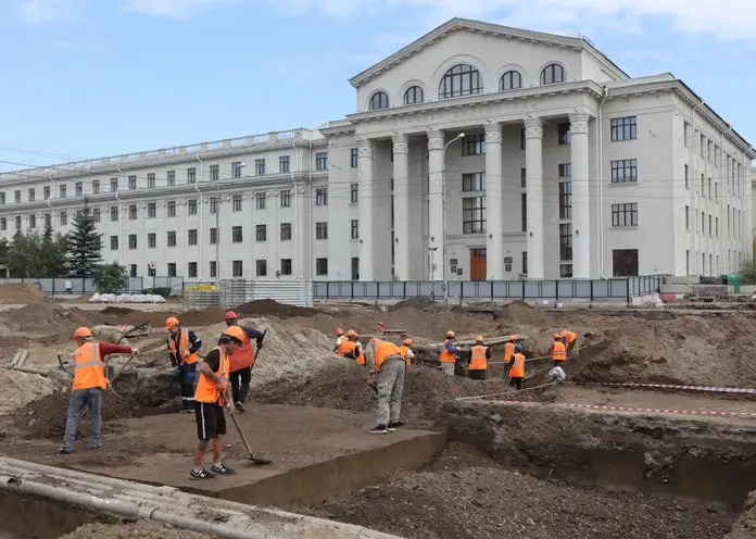 В Красноярске при раскопках на месте будущей станции метро нашли старинные артефакты