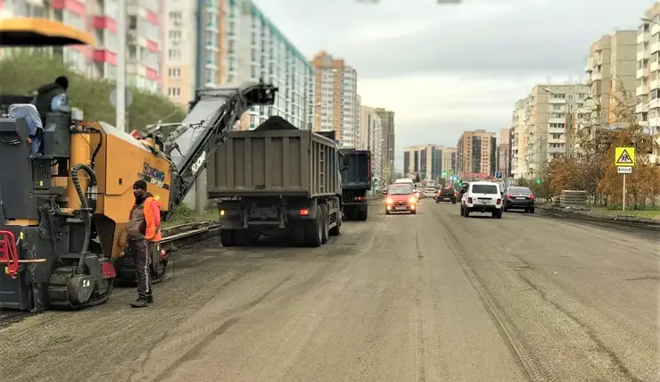 В Красноярске ремонт дорог выполнен на 96%