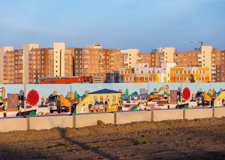 В Красноярске распишут граффити забор метростроителей в Солонцах