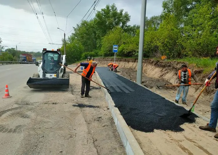 В Красноярске на улице Пограничников появился новый перекресток