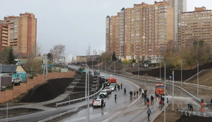 В Красноярске 4 ноября откроют движение по развязке на Николаевском проспекте