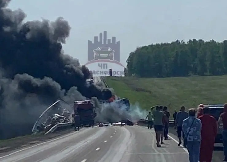 Из-за серьезного ДТП перекрыта трасса «Красноярск - Канск» в районе Бородино