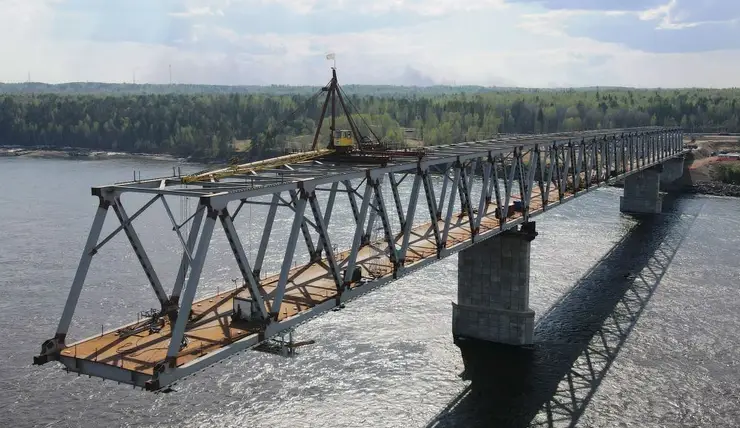 В Красноярском крае достроить все опоры Высокогорского моста планируют в октябре