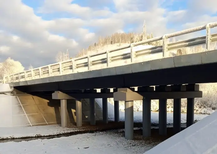 Ремонт трех мостов завершили в Красноярском крае