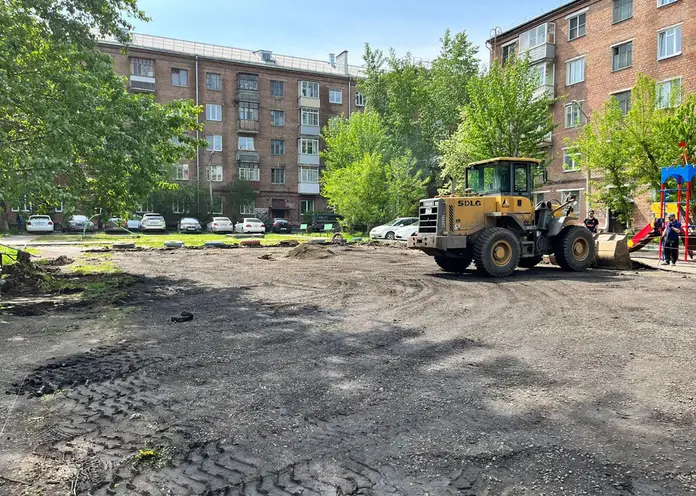 В Красноярске благоустроят три двора Кировского района